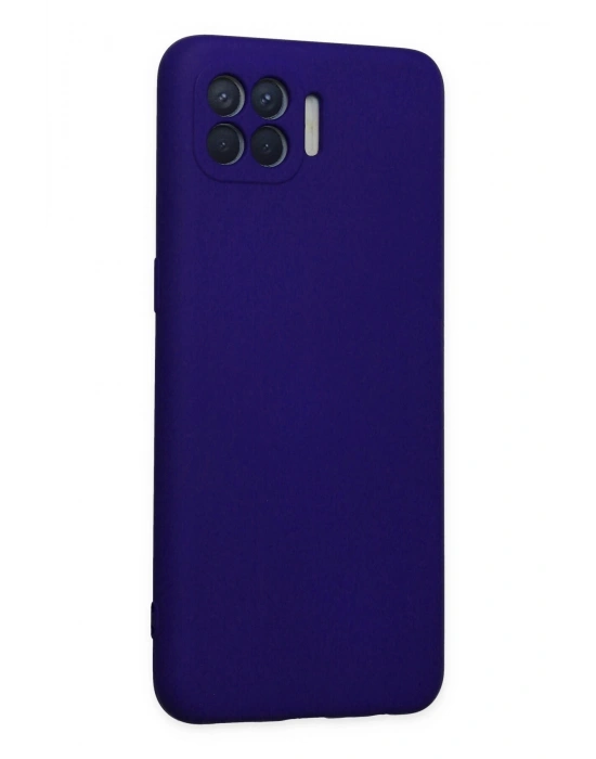 Newface Oppo Reno 4 Lite Kılıf Nano içi Kadife Silikon - Mor