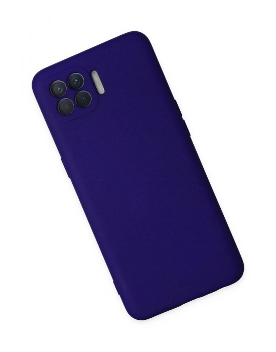 Newface Oppo Reno 4 Lite Kılıf Nano içi Kadife Silikon - Mor