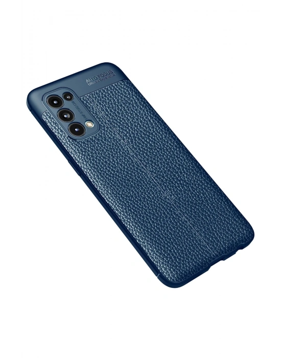 Newface Oppo Reno 5 Kılıf Auto Focus Kapak - Lacivert