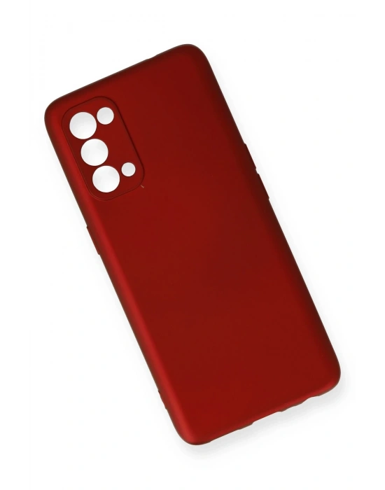Newface Oppo Reno 5 Pro Kılıf First Silikon - Bordo