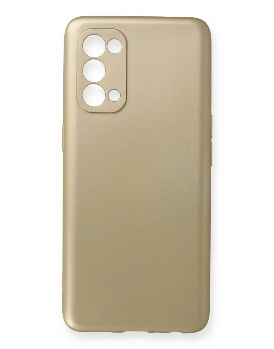 Newface Oppo Reno 5 Pro Kılıf First Silikon - Gold