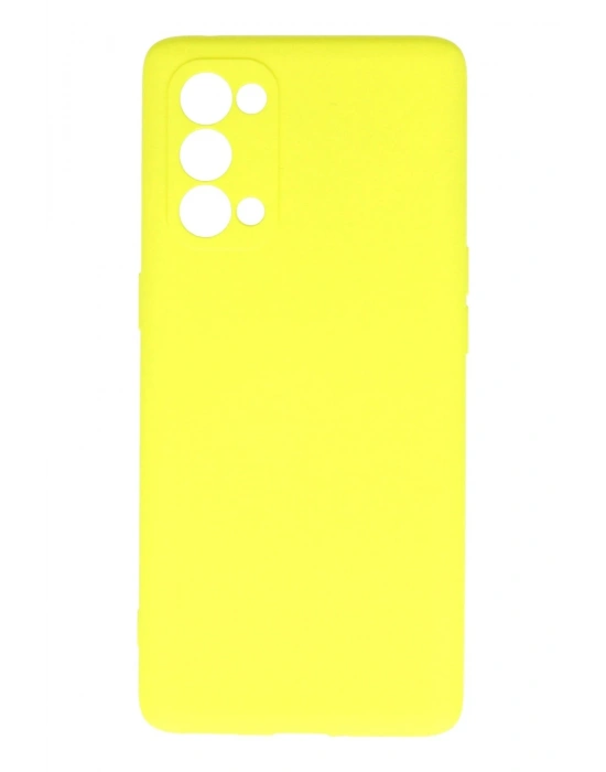 Newface Oppo Reno 5 Pro Kılıf First Silikon - Sarı