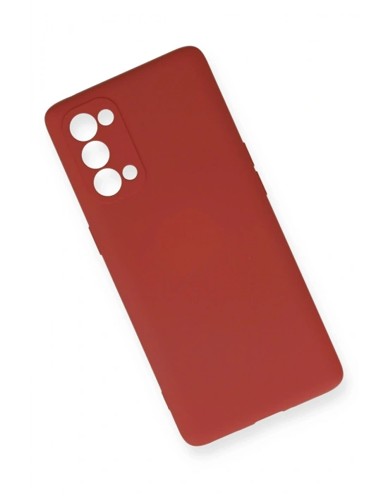Newface Oppo Reno 5 Pro Kılıf Nano içi Kadife Silikon - Kiremit