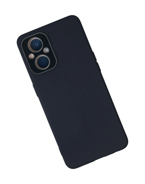 Newface Oppo Reno 7 Lite Kılıf Lansman Glass Kapak - Lacivert