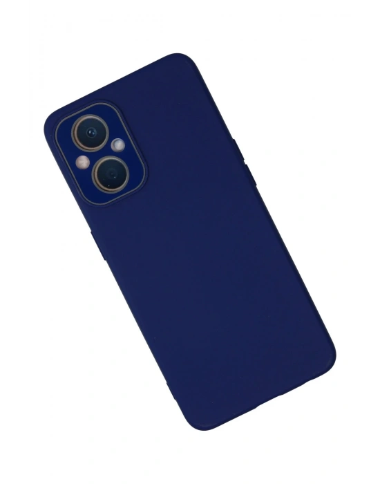 Newface Oppo Reno 7 Lite Kılıf Lansman Glass Kapak - Sky Blue