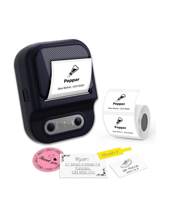 Newface P2 Kablosuz Etiket Yazıcı - Siyah