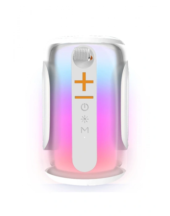 Newface Pluse 8 RGB Kablosuz Hoparlör - Beyaz