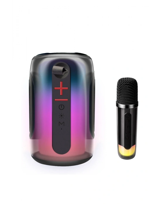 Newface Pluse 8 RGB Kablosuz Hoparlör - Siyah