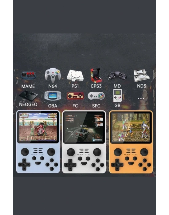 Newface POWKIDDY RGB20S 64GB Retro Gamepad - Beyaz