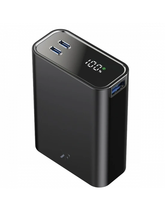 Newface PW501 20.000 mAh Dijital Göstergeli 2 Adet 45W Type-C ve 22.5W USB Çıkışlı Şarj PD Hızlı Şarj Powerbank - Siyah