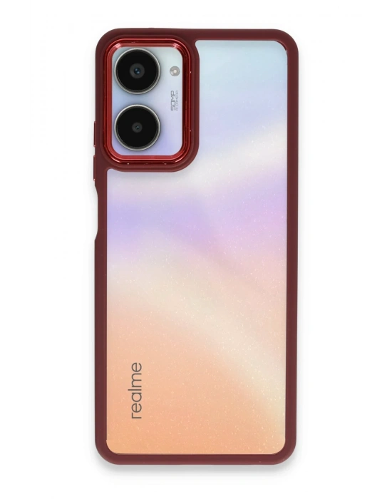 Newface Realme 10 Pro 5G Kılıf Dora Kapak - Kırmızı