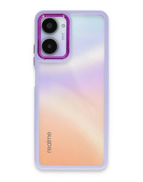 Newface Realme 10 Pro 5G Kılıf Dora Kapak - Lila