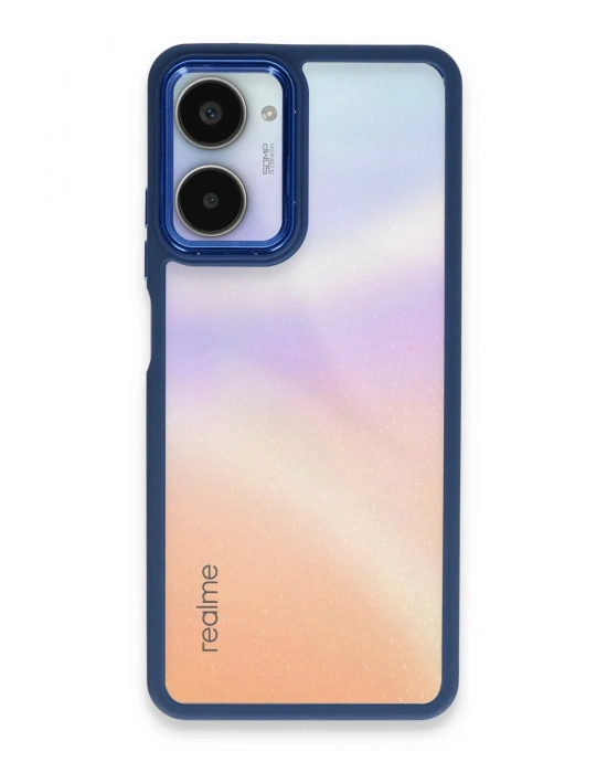 Newface Realme 10 Pro 5G Kılıf Dora Kapak - Mavi