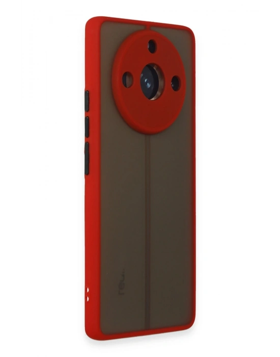 Newface Realme 11 Pro Kılıf Montreal Silikon Kapak - Kırmızı