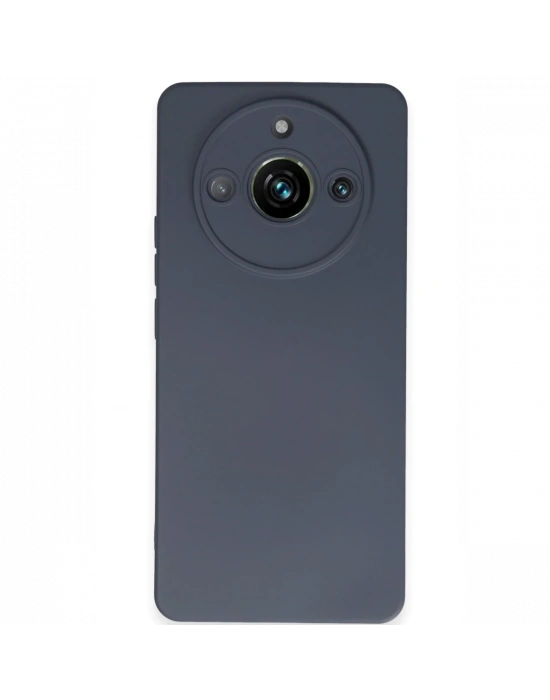Newface Realme 11 Pro Kılıf Nano içi Kadife Silikon - Gri