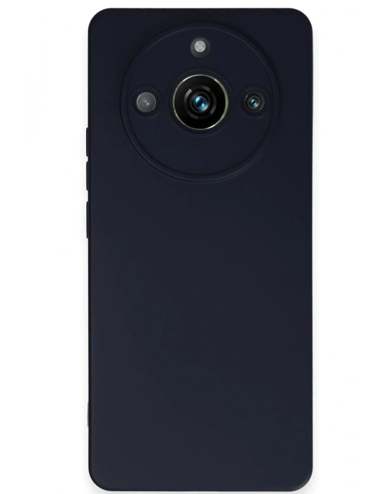 Newface Realme 11 Pro Kılıf Nano içi Kadife Silikon - Lacivert