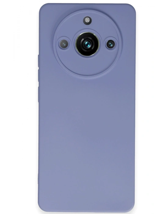 Newface Realme 11 Pro Kılıf Nano içi Kadife Silikon - Lila