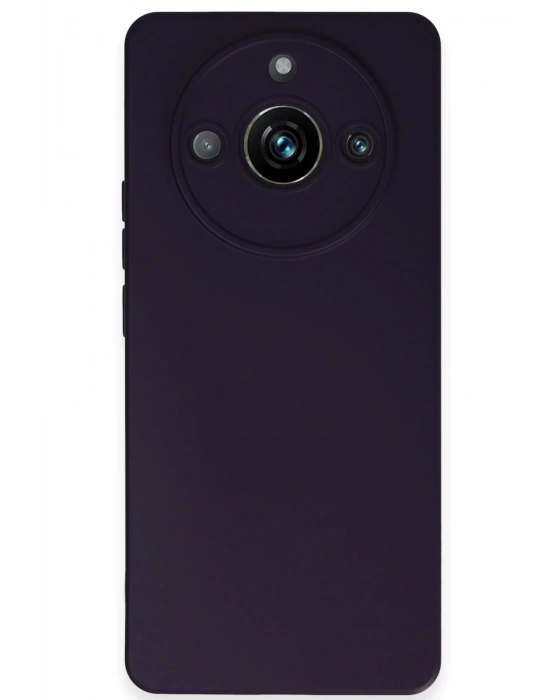 Newface Realme 11 Pro Kılıf Nano içi Kadife Silikon - Mor