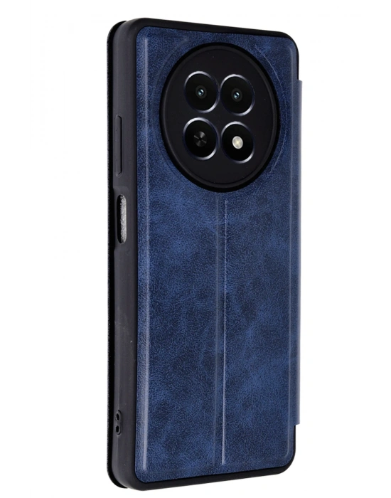 Newface Realme 12 5G Kılıf Flip Cover - Lacivert