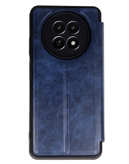 Newface Realme 12 5G Kılıf Flip Cover - Lacivert
