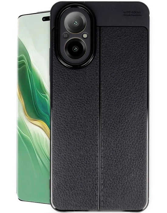 Newface Realme 12 Lite Kılıf Auto Focus Kapak - Siyah