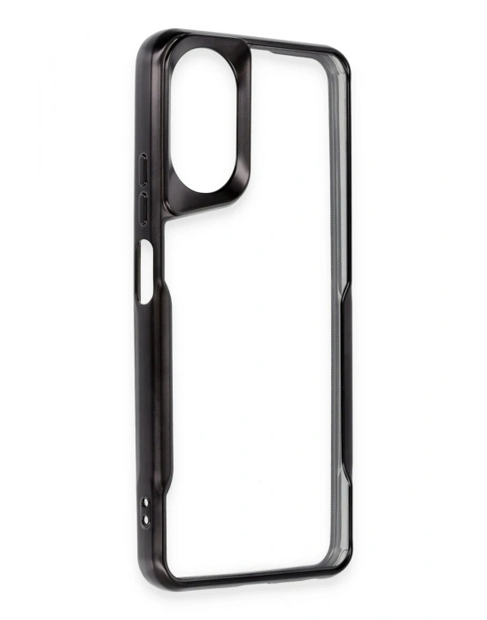 Newface Realme 12 Lite Kılıf Boyi Silikon Kapak - Siyah