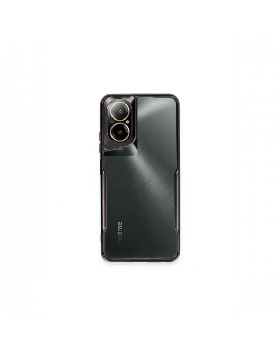 Newface Realme 12 Lite Kılıf Boyi Silikon Kapak - Siyah