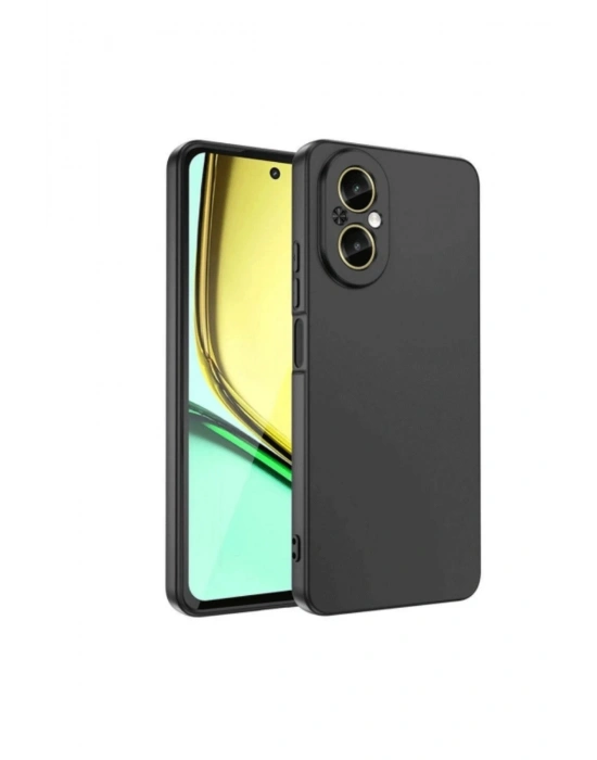 Newface Realme 12 Lite Kılıf First Silikon - Siyah