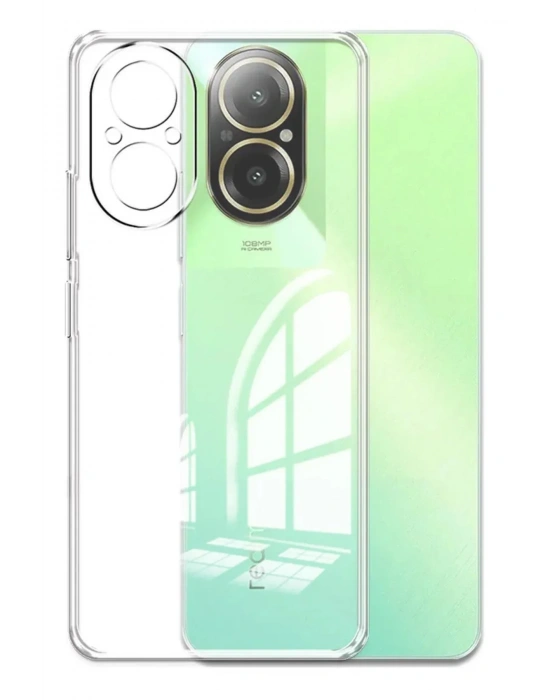 Newface Realme 12 Lite Kılıf Lüx Şeffaf Silikon