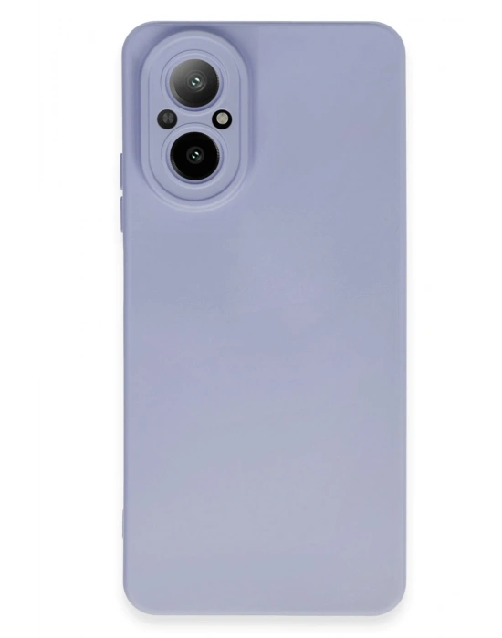 Newface Realme 12 Lite Kılıf Nano içi Kadife Silikon - Lila