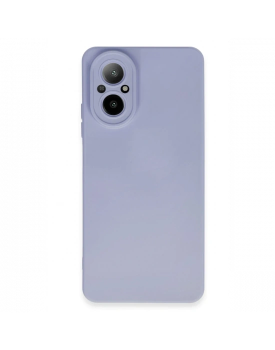 Newface Realme 12 Lite Kılıf Nano içi Kadife Silikon - Lila