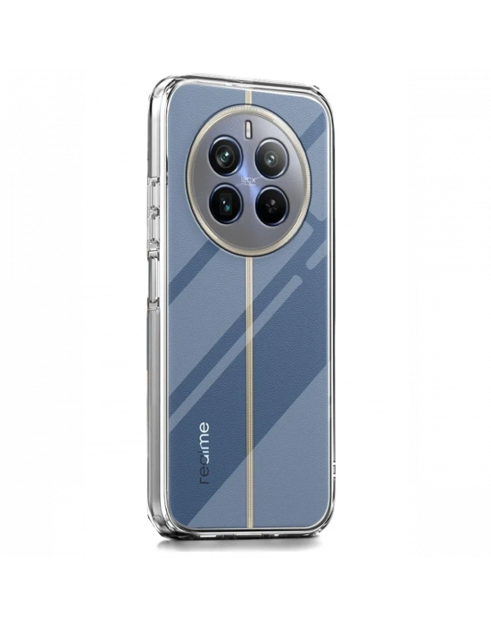 Newface Realme 12 Pro Plus Kılıf Lüx Şeffaf Silikon