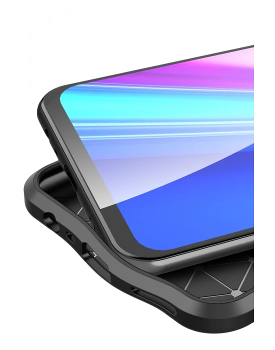 Newface Realme 7 Kılıf Auto Focus Kapak - Kırmızı