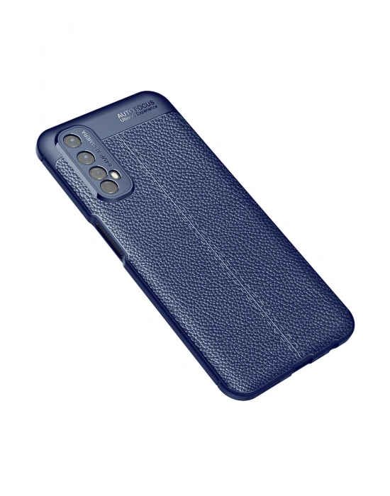 Newface Realme 7 Kılıf Auto Focus Kapak - Lacivert