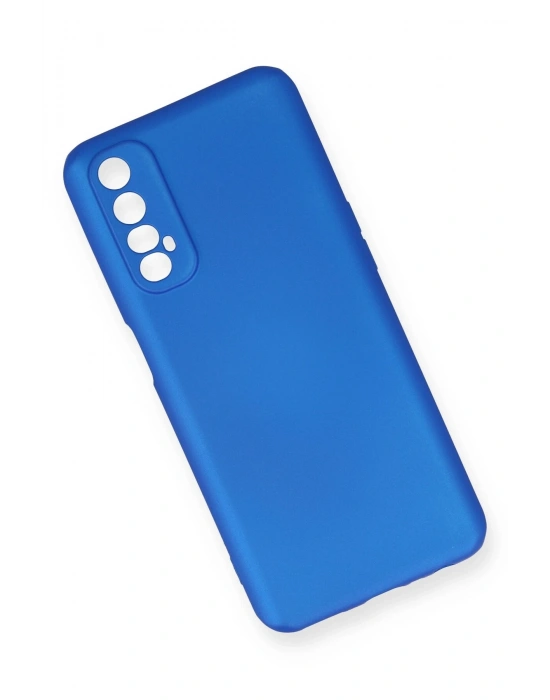 Newface Realme 7 Kılıf First Silikon - Mavi