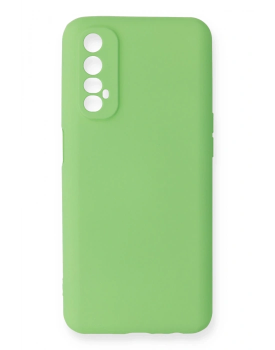 Newface Realme 7 Kılıf First Silikon - Yeşil