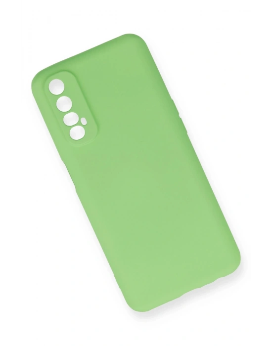 Newface Realme 7 Kılıf First Silikon - Yeşil
