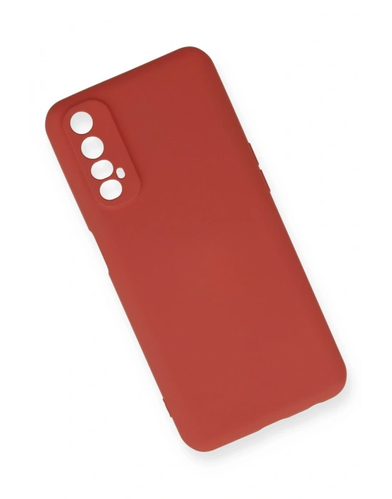 Newface Realme 7 Kılıf Nano içi Kadife Silikon - Kiremit