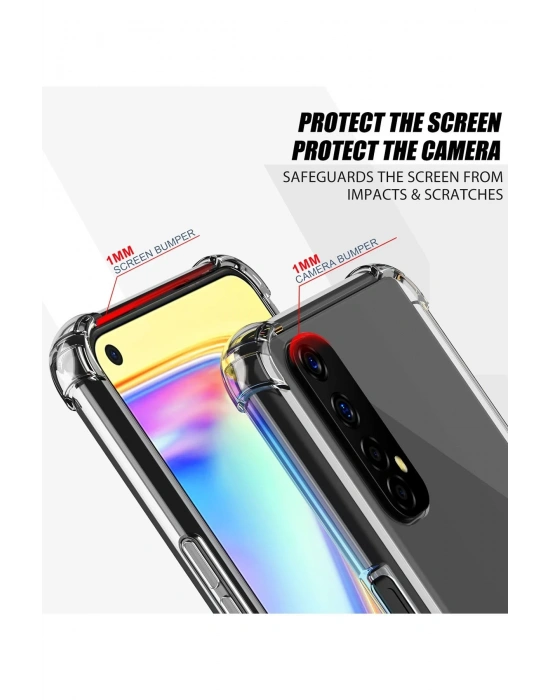 Newface Realme 7 Kılıf Olex Tpu Silikon - Şeffaf