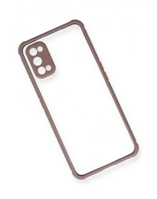 Newface Realme 7 Pro Kılıf Miami Şeffaf Silikon - Açık Mor