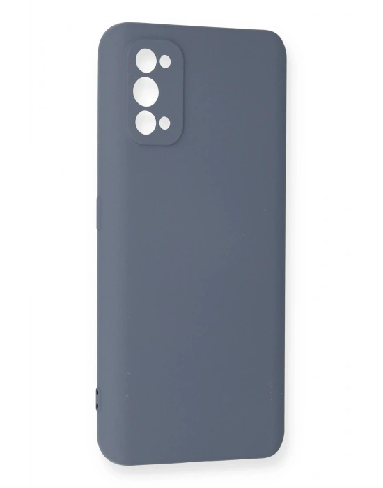 Newface Realme 7 Pro Kılıf Nano içi Kadife Silikon - Gri