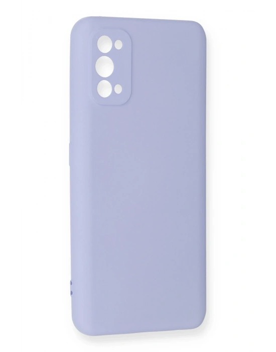 Newface Realme 7 Pro Kılıf Nano içi Kadife Silikon - Lila