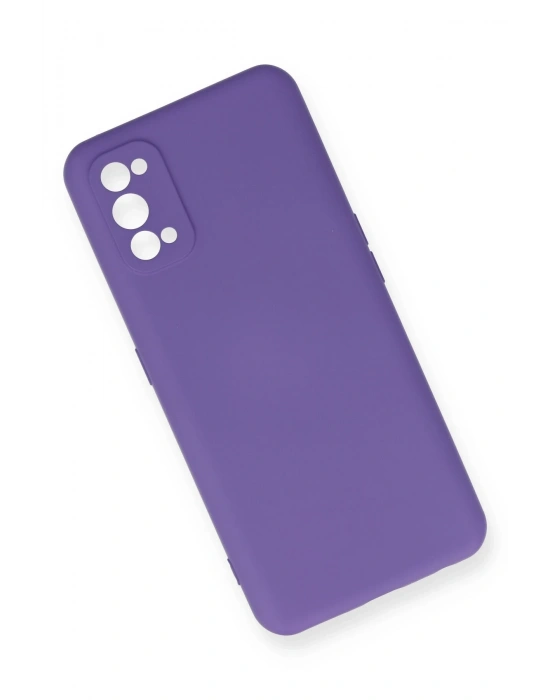 Newface Realme 7 Pro Kılıf Nano içi Kadife Silikon - Mor