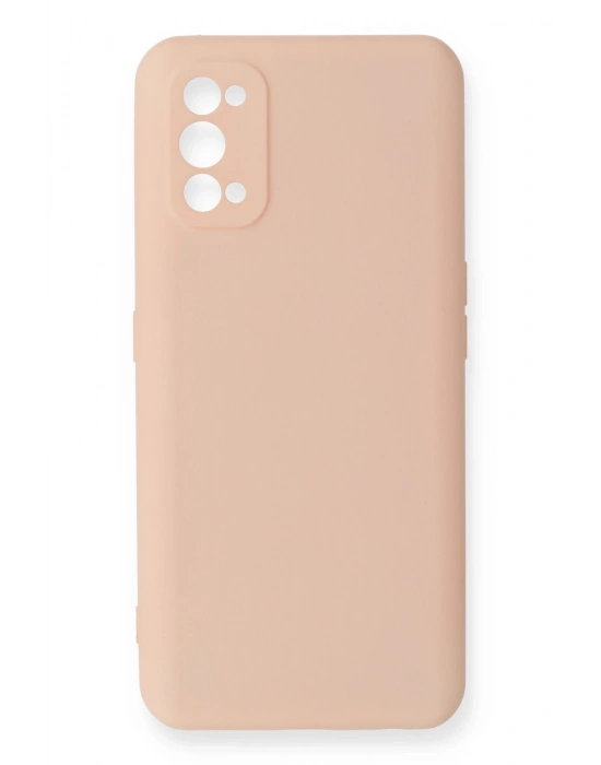 Newface Realme 7 Pro Kılıf Nano içi Kadife Silikon - Pudra