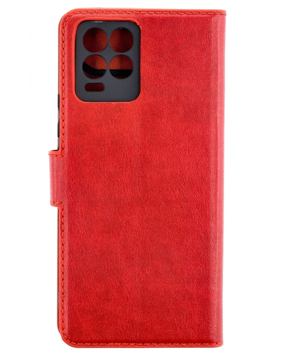 Newface Realme 8 Pro Kılıf Trend S Plus Kapaklı Kılıf - Kırmızı