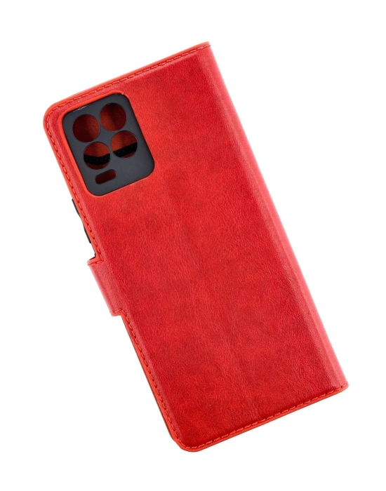 Newface Realme 8 Pro Kılıf Trend S Plus Kapaklı Kılıf - Kırmızı