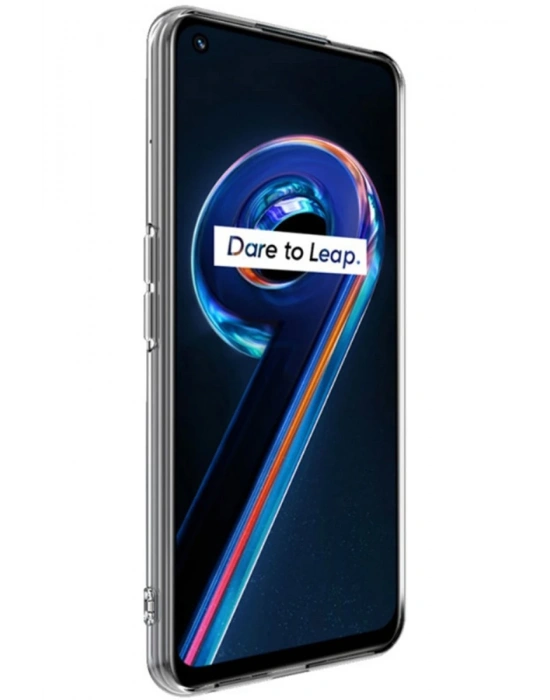 Newface Realme 9 Pro 5G Kılıf Lüx Şeffaf Silikon