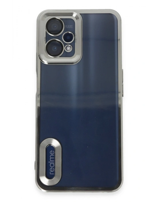 Newface Realme 9 Pro 5G Kılıf Slot Silikon - Gümüş