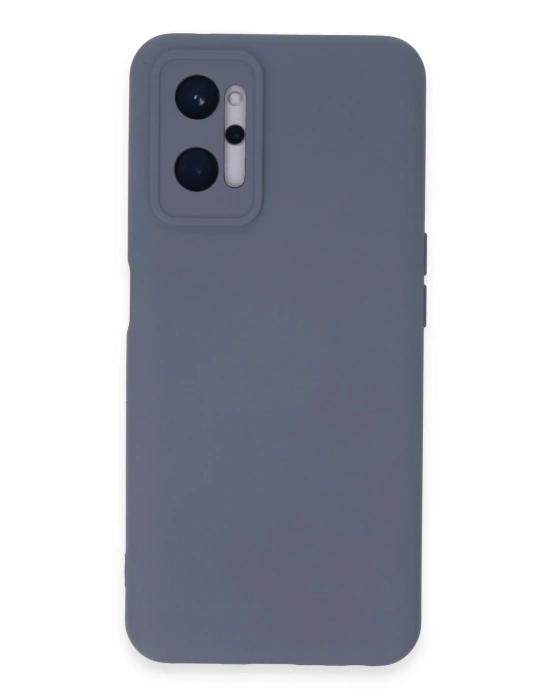 Newface Realme 9i 4G Kılıf Nano içi Kadife Silikon - Gri