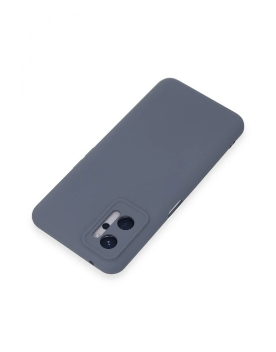 Newface Realme 9i 4G Kılıf Nano içi Kadife Silikon - Gri